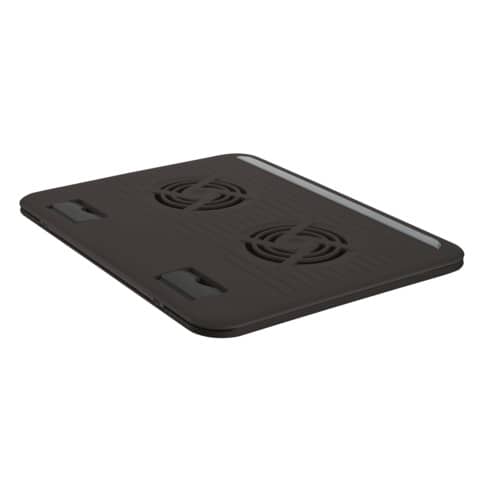 Supporto per Notebook Trust Cyclone Cooling con 2 ventole di raffreddamento nero - 17866